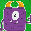 Daily Vector 255 - Purple monster