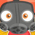 Daily Vector 605 - Kid in gas mask