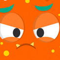 Daily Vector 039 - Montruo naranja