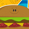 Daily Vector 121 - Birthday burger