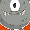 Daily Vector 308 - Gray monster