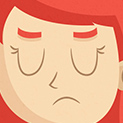 Daily Vector 519 - Sad girl