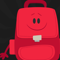 Mochila vectorial para niños