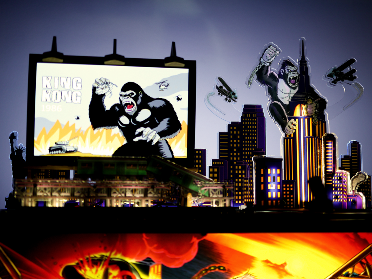 King Kong Pinball Topper